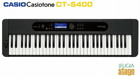 CASIO CT-S400 BK BLACK Casiotone カシオ カシオトーン キーボード 61鍵 ブラック【Stage－Rakuten Piano SET】