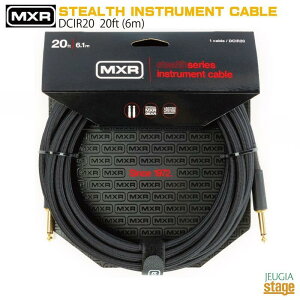 MXR DCIR20FSTEALTH INSTRUMENT CABLE 20ft S/Sy6.1m S-SzGGbNXA[ XeX CXgDg V[hP[u Xg[g/Xg[gvOyStage-Rakuten Guitar Accessoryz