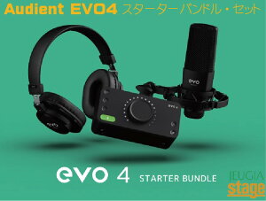Audient EVO4 STARTER BUNDLE(I[fBGg EVO4X^[^[Eoh)yEVO SR1 VbN}EgtRfT[}CNEEVO SR2000 wbhtHEXLR}CNP[uZbgz