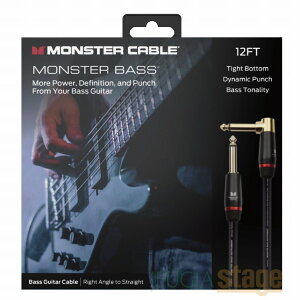 MONSTER CABLE MONSTER BASS 2-12A (�v���OL/S�E12FT�E��3.6m) �����X�^�[�P�[�u�� �����X�^�[ �x�[�X �V�[���h �P�[�u���yStage-Rakuten Guitar Accessory�z