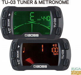BOSS TU-03 Crip‐On Chromatic Tuner & Metronomeボス クリップ オン クロマチック チューナー＆メトロノーム【Stage-Rakuten Guitar Accessory】