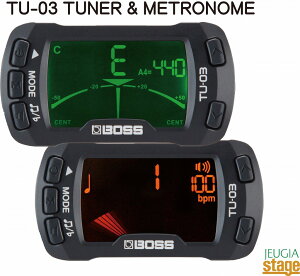 BOSS TU-03 Crip]On Chromatic Tuner & Metronome{X Nbv I N}`bN `[i[gm[yStage-Rakuten Guitar Accessoryz