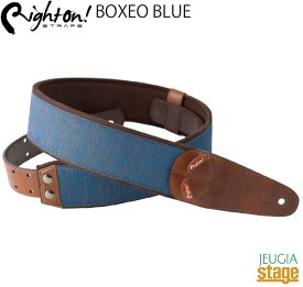 Right On! STRAPS BOXEO BLUE-MOJO Series-ライトオン ストラップ ボクセオ ブルー-モジョ シリーズ-【Stage-Rakuten Guitar Accessory】