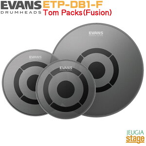 EVANS db One Fusion Tom Pack 10,12,14 (ETP-DB1-F) �G���@���X ���ʒጸ�^�� �w�b�h�p�b�N �t���[�W�����yStage-Rakuten Drum Accessory�z�ߏ����f�E�����΍�ɁI