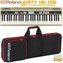 【専用ケースCB-GO61KP付き】Roland JUSTY HK-100 セット ローランド ジャスティ ハーモニー&リズム練習用キーボード …