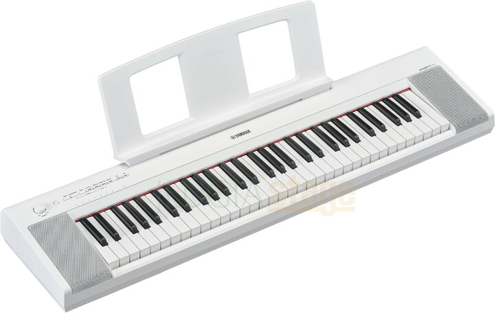 楽天市場】【新製品】YAMAHA piaggero NP-15WH 【スタンド(白 
