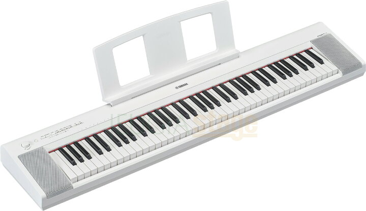 楽天市場】【新製品】YAMAHA piaggero NP-35WH【スタンド(白)・イス(白 
