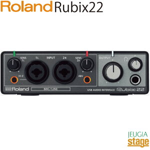 Roland Rubix22 USB Audio Interfacey24bit/192kHzΉzI[fBIC^[tFCX USB rbNX/[rbNXyStage-Rakuten Desk Top Musicz