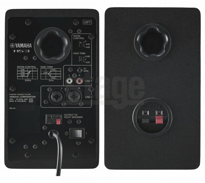 楽天市場】【新製品】【2本一組】YAMAHA HS3 ペア販売 ブラック ヤマハ 