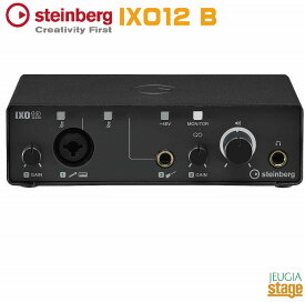 【新製品】Steinberg IXO12 BUSB Audio Interface Blackスタインバーグ USBオーディオインターフェース ブラック【Stage-Rakuten Desk Top Music】2in2out USB 2.0 Type-C 黒 ヤマハ 定番 人気