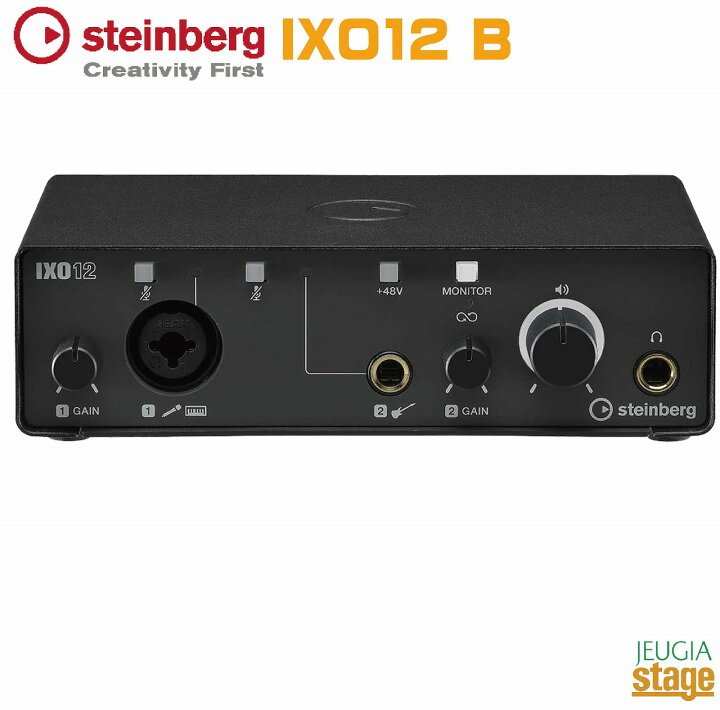楽天市場】【新製品】Steinberg IXO12 BUSB Audio Interface Black 