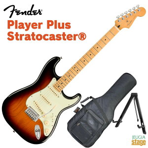 Fender Player Plus Stratocaster 3-Color Sunburst Maple FingerboardtF_[ GLM^[ vC[vX XggLX^[ To[XgyStage-Rakuten Guitarz