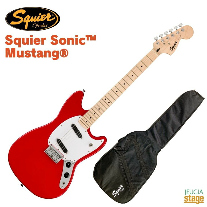 楽天市場】Squier Squier Sonic Mustang Torino Redスクワイア スク  