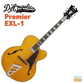 D'Angelico Premier EXL-1 Satin Honey Blonde ディアンジェリコ　エレキギター フルアコ ホロウボディ ハニーブロンド