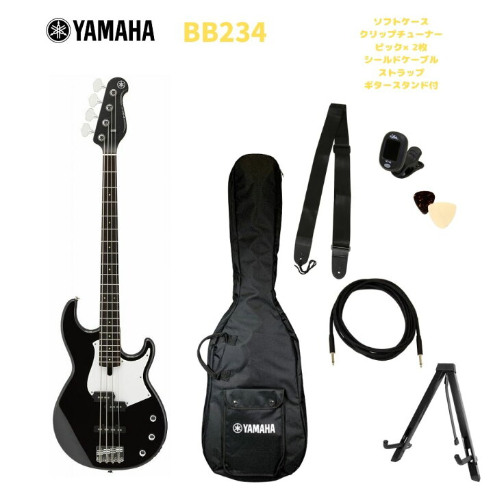 楽天市場】YAMAHA BB234 BLヤマハ エレキベース BBシリーズ ブラック 