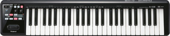 楽天市場】ROLAND A-49 BK (Black) MIDI Keyboard Controller 