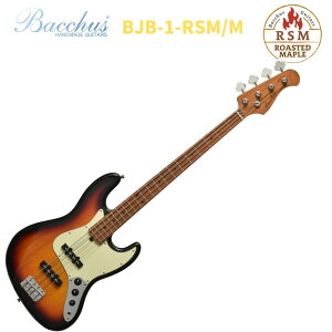 Bacchus BJB-1-RSM/M 3TS 3Tone SunburstobJX GLx[X [XebhCv 3g[To[XgyStage-Rakuten BasszWYx[X WY  uE