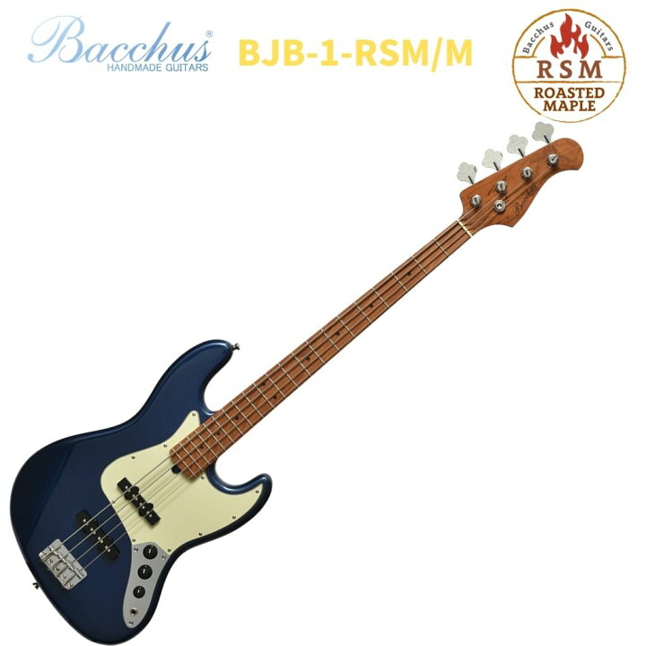 楽天市場】Bacchus BJB-1-RSM/M DLPB Dark Lake Placid Blueバッカス 