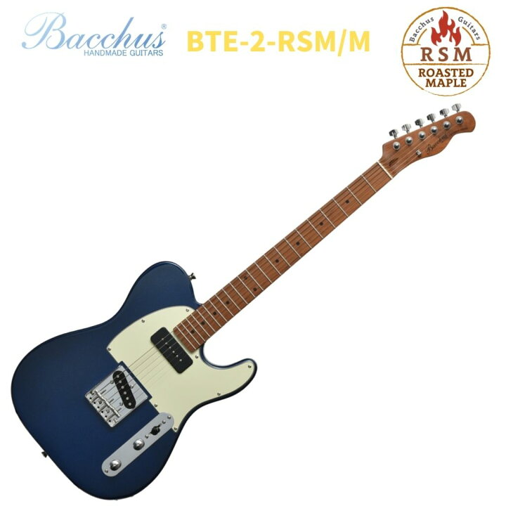 楽天市場】Bacchus BTE-2-RSM/M DLPB Dark Lake Placid Blueバッカス 