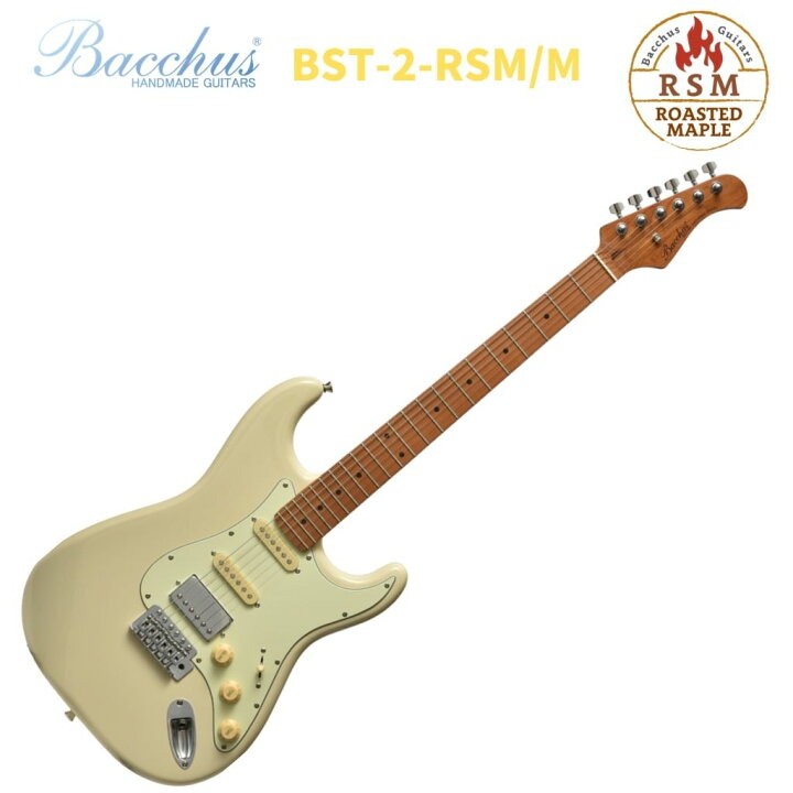楽天市場】Bacchus BST-2-RSM/M OWH Olympic White バッカス エレキ 