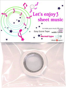 ܊y@炭i12mmjܐCe[vLET'S ENJOY SHEET MUSIC(NORMAL) pŁAA~[WbNItBX