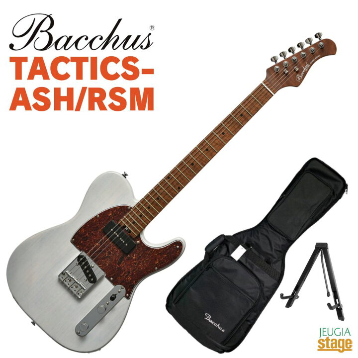 楽天市場】Bacchus TACTICS-ASH/RSM WBDバッカス エレキギター  