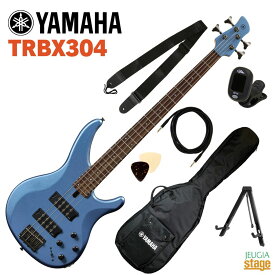 YAMAHA TRBX304 FTBヤマハ エレキベース TRBXシリーズ ファクトリーブルー【Stage-Rakuten Bass SET】