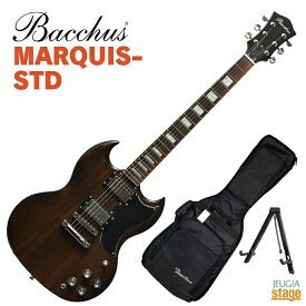 Bacchus MARQUIS-STD A-CHG バッカス エレキギター SG ブラウン