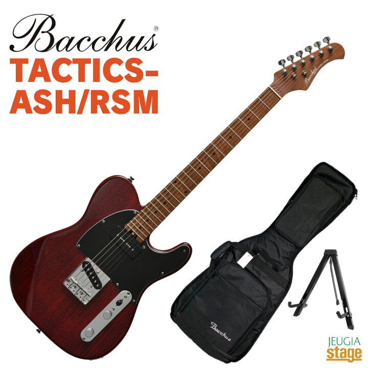 楽天市場】Bacchus TACTICS-ASH/RSM STRバッカス エレキギター 