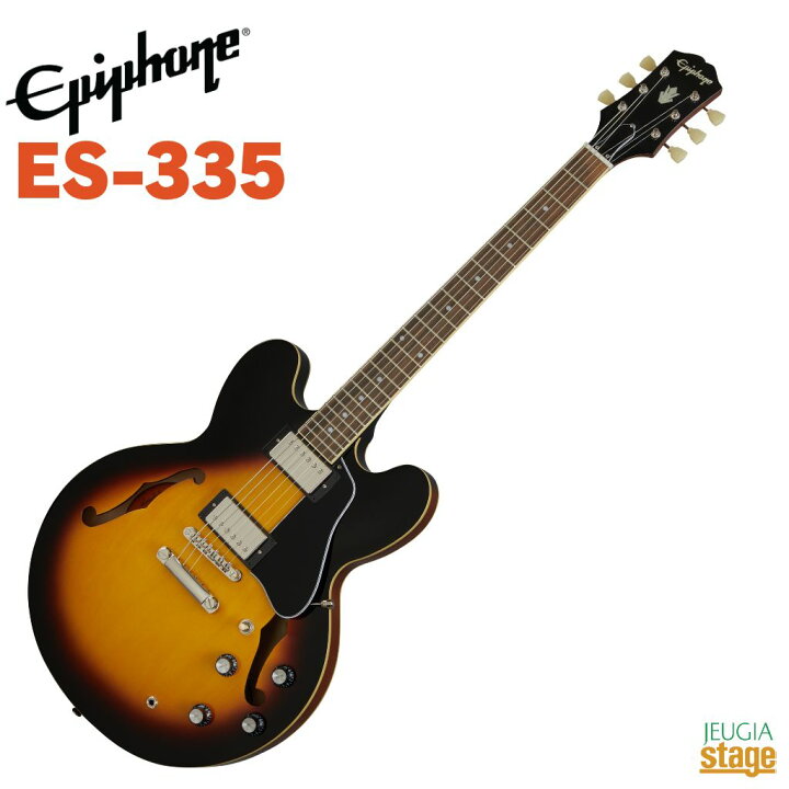 楽天市場】Epiphone ES-335 Vintage Sunburst VSエピフォン エレキ 
