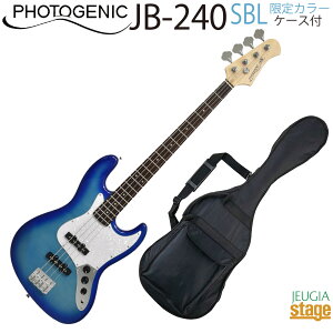 y{J[zPhotogenic JB-240 SBL LTD(See-through blue Limited) tHgWFjbN GLx[X WYx[X V[X[u[ ~ebhyStage-Rakuten Guitar SETzlC ES X^[g 