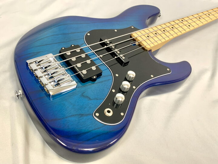 楽天市場】FGN J-Standard Mighty Jazz JMJ2-ASH-M/SBB (See-Thru Blue 