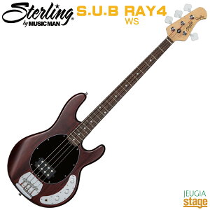 Sterling By Musicman SUB STINGRAY RAY4 Walnut Satin S.U.B.SERIES (ST-RAY4-WS-J1)�X�^�[���� �o�C �~���[�W�b�N�}�� �X�e�B���O���C �E�H���i�b�g�T�e�� �G���L�x�[�X�yStage-Rakuten Bass�z��