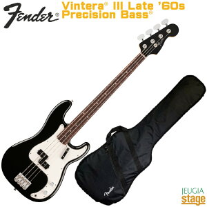 Fender VinteraR III Late '60s Precision BassR, Rosewood Fingerboard, BlackVINTERA III LATE 60S P BASS RW BLK�t�F���_�[ �G���L�x�[�X �r���e�� ���C�g '60s �v���V�W�����x�[�XR�A���[�Y�E�b�h�w�A�u���b�N�yStage-Rakute