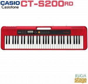 CASIO Casiotone CT-S200RD RED�J�V�I �x�[�V�b�N�L�[�{�[�h 61�� ���b�h�yStage-Rakuten Keyboard SET�z