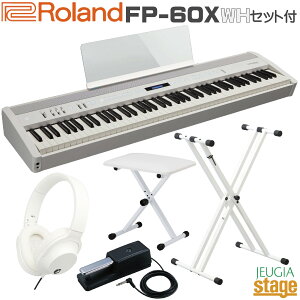yʌzRoland FP-60X WH Digital PianoyX^h()ECX()Ewbhz()t Zbgz [h fW^sAm X^CbV dqsAm zCgyStage-Rakuten Piano SETzdqsA