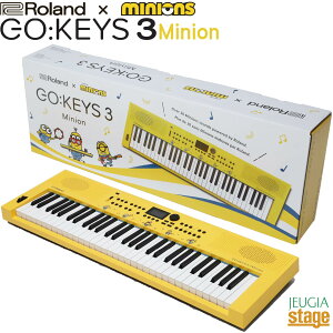 �y���ʌ���zRoland GO:KEYS 3 Minion�sGOKEYS3-MI�t ���[�����h × �~�j�I�� �R���{���[�V���� �S�[�L�[�Y �X���[ �~�j�I���Y �f�W�^�� �L�[�{�[�h 61���ՁyStage-Rakuten Keyboard SET�z�yStage-Rakuten Synthesizer