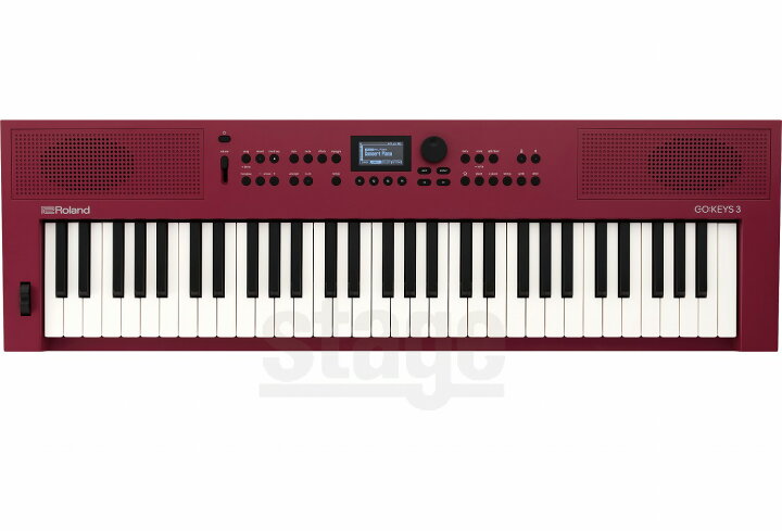 楽天市場】Roland GO:KEYS 3 RD(ダークレッド)【スタンド・イス 
