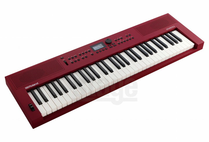 楽天市場】Roland GO:KEYS 3 RD(ダークレッド)【スタンド・ヘッドホン 
