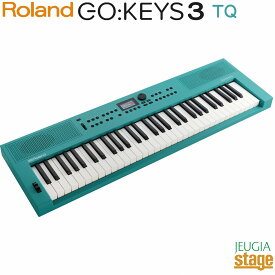 Roland GO:KEYS 3 TQ(ターコイズ) Music Creation Keyboard ローランド デジタル キーボード / ミュージッククリエーションキーボード 61鍵盤【Stage-Rakuten Keyboard SET】【Stage-Rakuten Synthesizer】 GOKEYS3 青緑