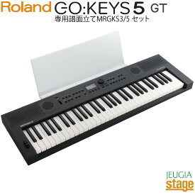 Roland GO:KEYS 5 GT(グラファイト) Music Creation Keyboard ローランド デジタル キーボード / ミュージッククリエーションキーボード 61鍵盤【Stage-Rakuten Keyboard SET】【Stage-Rakuten Synthesizer】 GOKEYS5-GT 黒