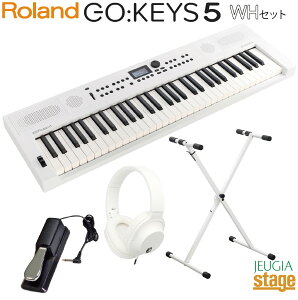 Roland GO:KEYS 5 WH(zCg) yX^hEwbhzE_p[y_tzMusic Creation Keyboard [h fW^ L[{[h 61ՁyStage-Rakuten Keyboard SETzyStage-Rakuten Synthesizerz GOKEYS5-WH 