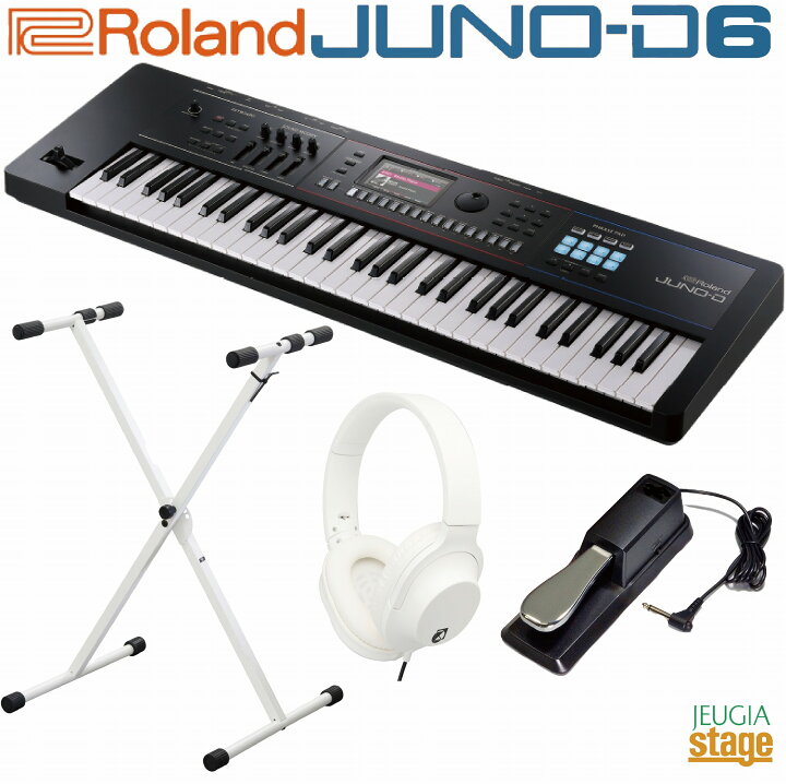 楽天市場】【新製品】Roland JUNO-D6 Synthesizer【スタンド 