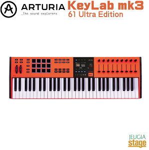 �y���ʌ��胂�f���zARTURIA KeyLab mk3 Ultra Edition 61 keyARTURIA KEYLABMK3 49ULTRAUniversal MIDI controller�A�[�g���A �L�[���{ �E���g���G�f�B�V���� 61���yStage-Rakuten Desk Top Music�zMIDI�R���g���[���[ �L�[�{�[�h