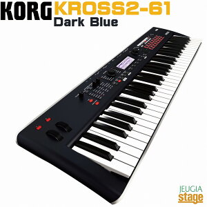 �y�V�J���[�zKORG KROSS2-61-DBSynthesizer Workstation Dark Blue�y2025�N12��20�������z�R���O �N���X �V���Z�T�C�U�[ ���[�N�X�e�[�V���� �_�[�N�u���[�yStage-Rakuten Synthesizer�z�Z�� ��