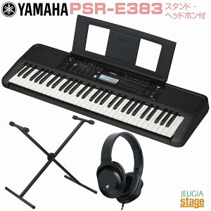 YAMAHA PSR-E383yX^h()Ewbhz() tzPortable Keyboard }n |[^uL[{[h 61 ubNyStage-Rakuten Keyboard SETz