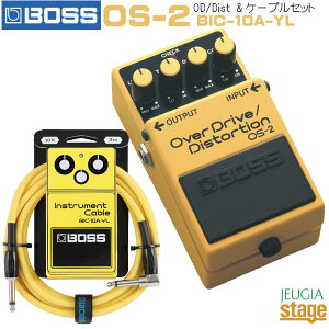 BOSS OverDrive^Distortion OS-2 I[o[hCu^fBXg[V  BIC-10AP[u  TtZbgyStage-Rakuten Guitar AccessoryzGtFN^[