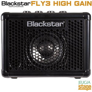 �y�V���i�zBlackstar FLY3 HIGH GAIN �u���b�N�X�^�[ �t���C�X���[ �n�C�Q�C�� �M�^�[�A���v �~�j�A���v �u���b�N�yStage-Rakuten Guitar Accessory�z3wat Guitar Mini Amp BK Black �d�r�쓮 �|�[�^�u�� �G���L�M�^