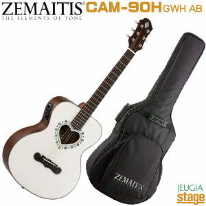 ZEMAITIS CAM-90H GWH AB(Gloss White Abalon ) SMALL BODY(MINI) �[�}�C�e�B�X �O���X�z���C�g �A�o���� ���[�b�^ �X���[���{�f�B(�~�j) �G���N�g���b�N�A�R�[�X�e�B�b�N�M�^�[�yStage-Rakuten Guitar�z�[�}�e�B�X 