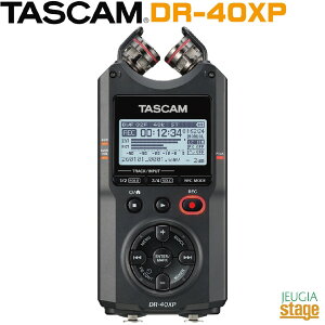 TASCAM DR-40XP�^�X�J�� �����}�C�N�EXLR/TRS���͓��� 32�r�b�g�t���[�g�^���Ή�4ch�|�[�^�u�����R�[�_�[ USB Type-C�I�[�f�B�I�C���^�[�t�F�[�X�yStage-Rakuten Desk Top Music�z�yStage-Rakuten Public Address�z